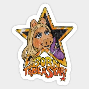 Vintage Miss Piggy Sticker